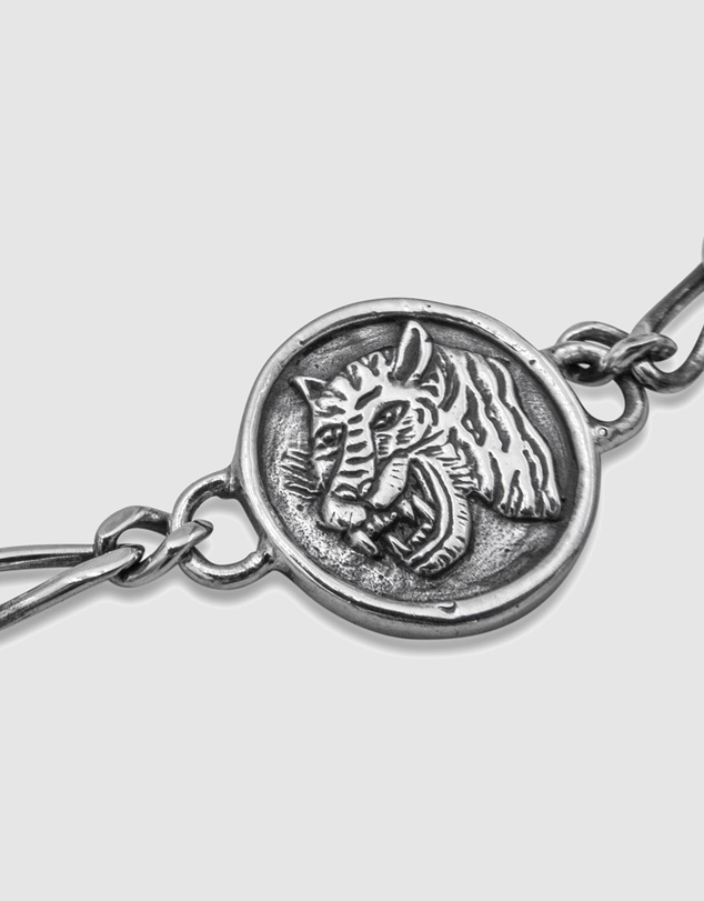 Haze & Glory - ICONIC EXCLUSIVE - Tiger Bracelet in Oxidised 925 Silver