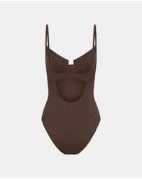 Subtitled - Rib Underwire One Piece Bikini