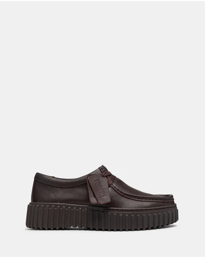 Clarks - Torhill Bee Dark Brown Leather