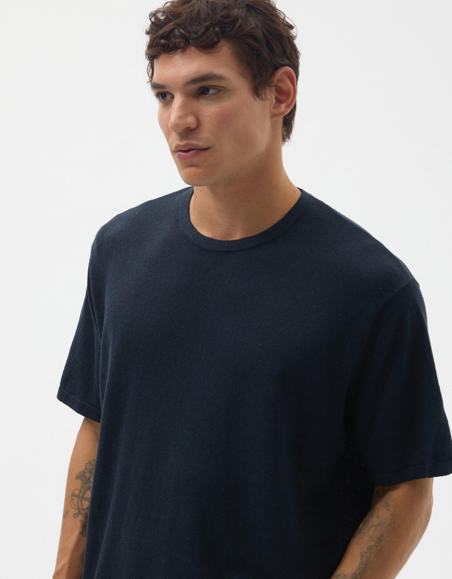 AERE - Linen Blend T-Shirt