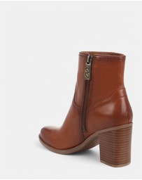 Naturalizer - Kalina Ankle Bootie - Cider Spice Brown
