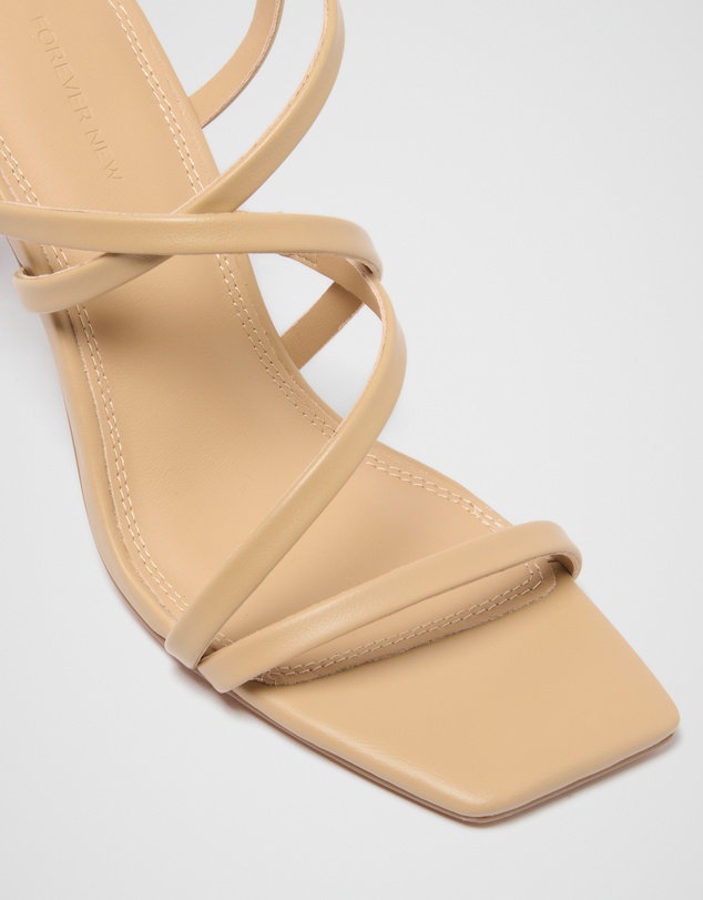 Forever New - Alina Asymmetrical Strappy Heeled Sandals