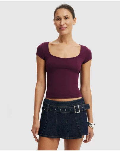Cotton On - Hold Me SS Top
