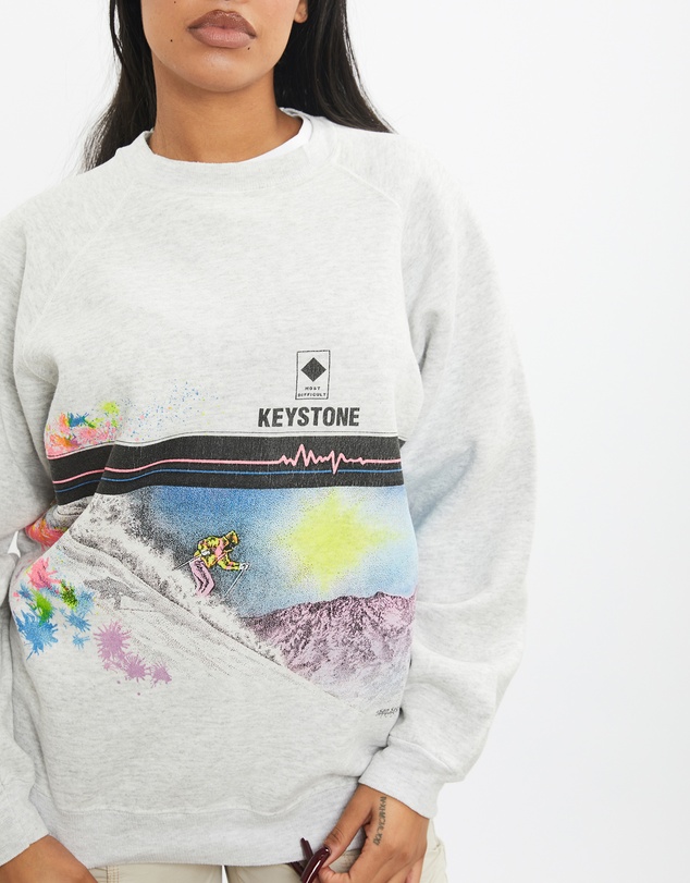 Vintage by The Real Deal - Pre Loved - 1989 Keystone Ski Sweatshirt