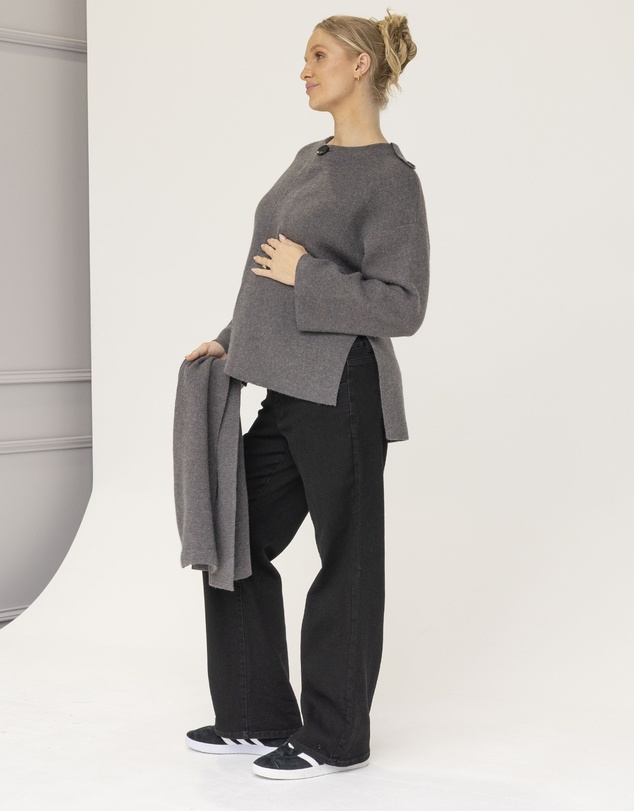 Angel Maternity - Bianca Multi Function Maternity Knit Cardigan