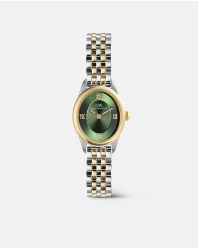 Daniel Wellington - Ophelia Mini Beans Link Emerald Two-Tone