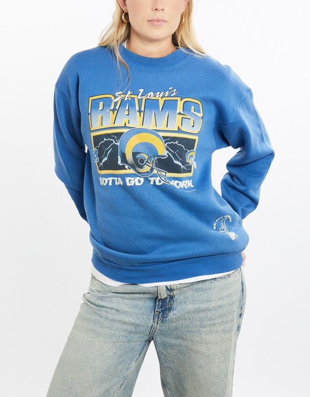 Vintage by The Real Deal - Pre Loved - Vintage NFL St. Louis Rams Sweatshirt
