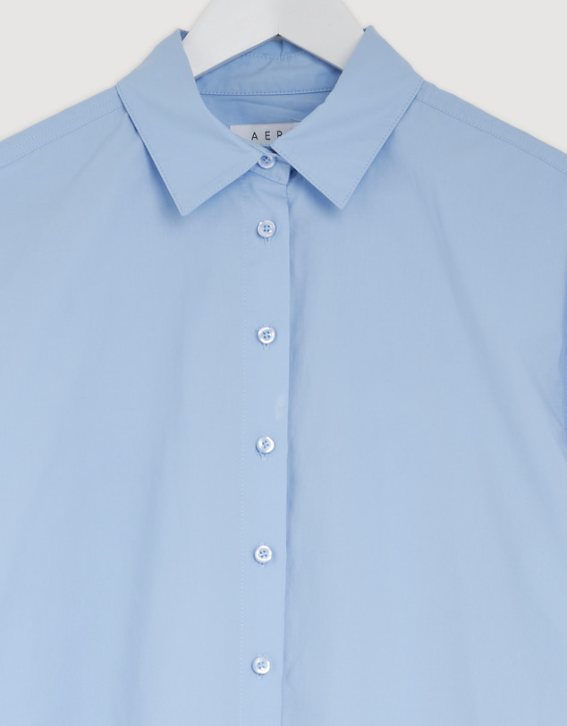 Revibe - Repaired AERE Freya Oversized Organic Cotton Shirt - AU 10