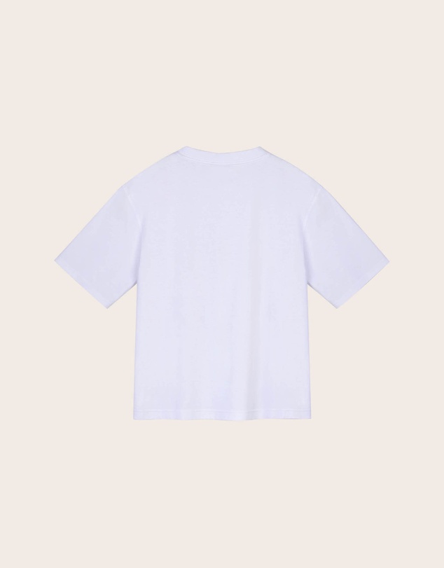 IDA+S - Sylvia Silky White T-shirt