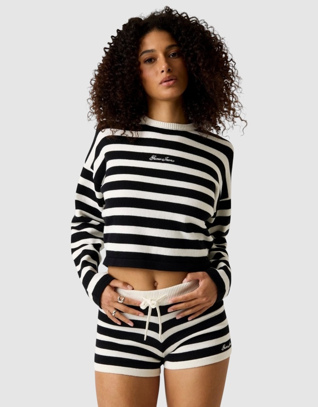 GUESS Jeans - GUESS JEANS Striped Knit Sweater