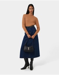 Forcast - Carmen Panel Denim Skirt