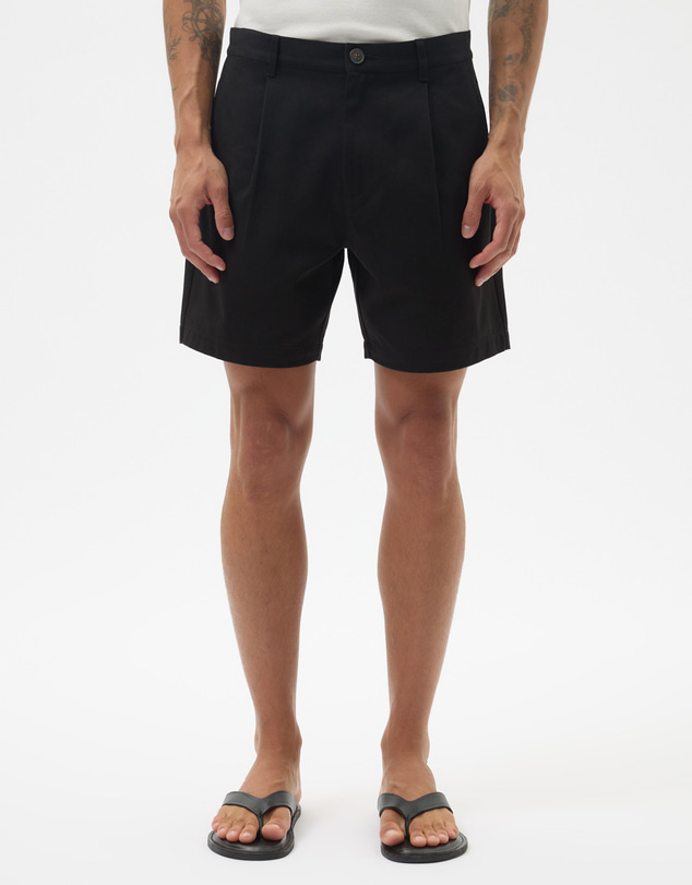 AERE - Hamptons Tailored Cotton Shorts