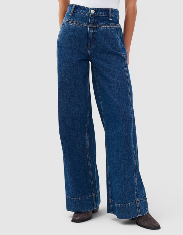 rag & bone - Selah High-Rise Wide Leg Jeans