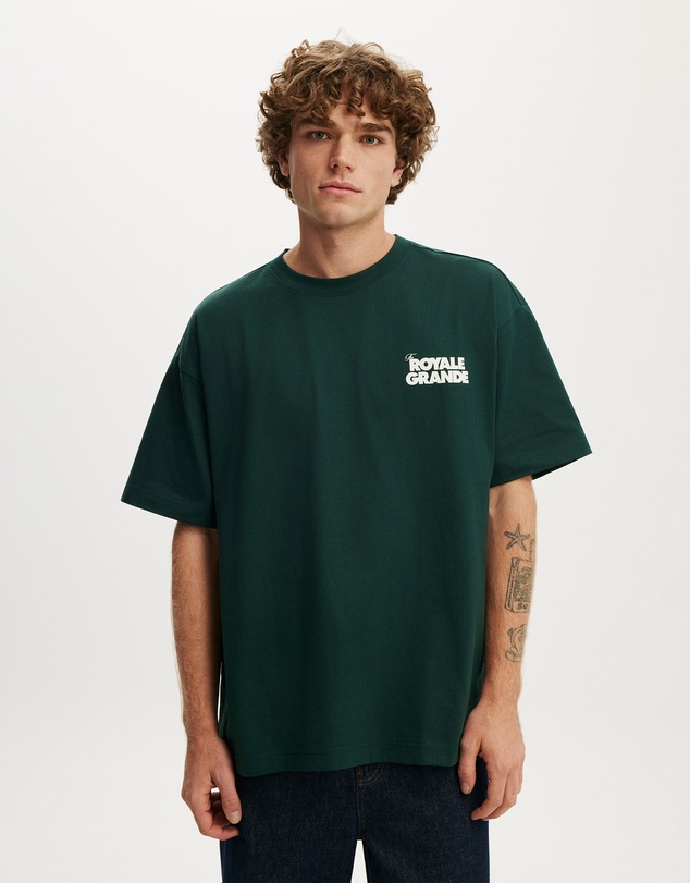 Cotton On - Box Fit Text T-Shirt