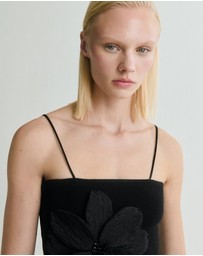 M.N.G - Flowa Bandeau Top with Flower Detail