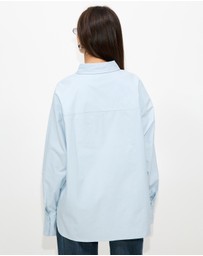 Dazie - Oxford Cotton Oversized Shirt