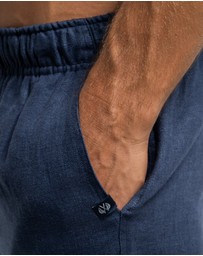Coast Clothing - Linen Shorts - Navy