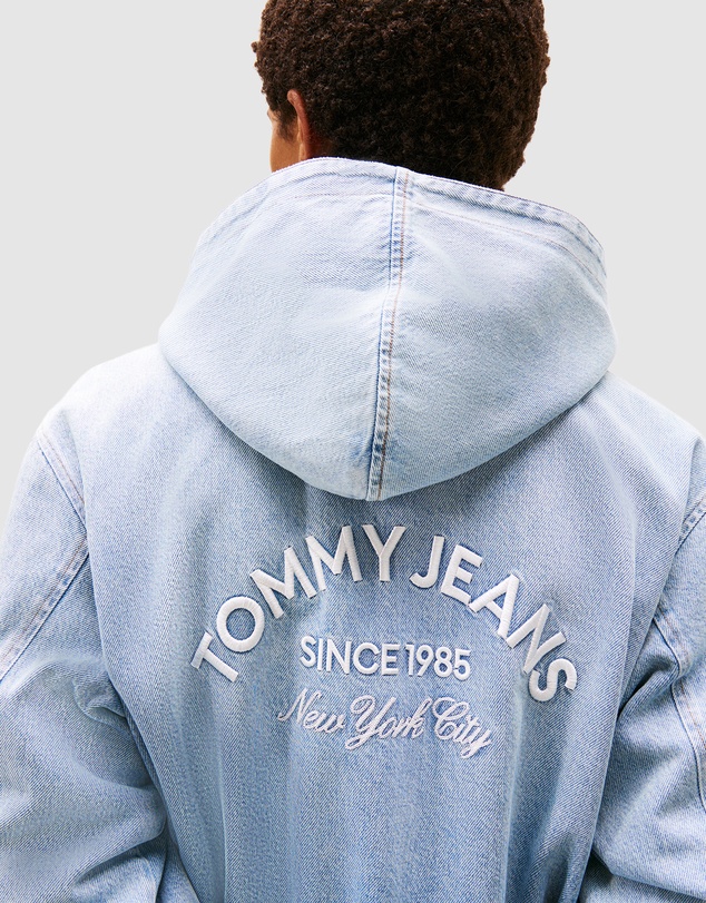 Tommy Jeans - Denim Hooded Bomber Jacket