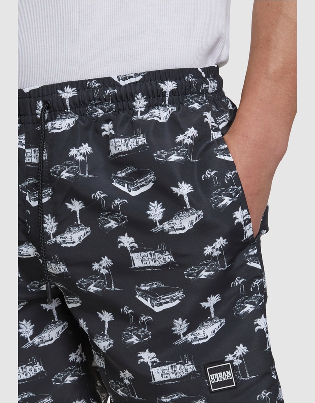 Urban Classics - Pattern Swim Shorts