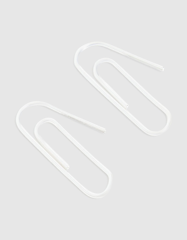 Neon Hart - Safety Pin & Paper Clip Earrings