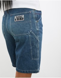 Vintage by The Real Deal - Pre Loved - Vintage Bugle Boy Denim Carpenter Shorts