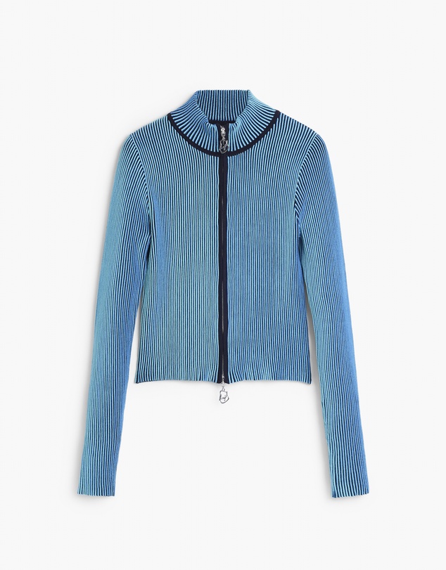Desigual - Iridescent Knit Zip Jacket