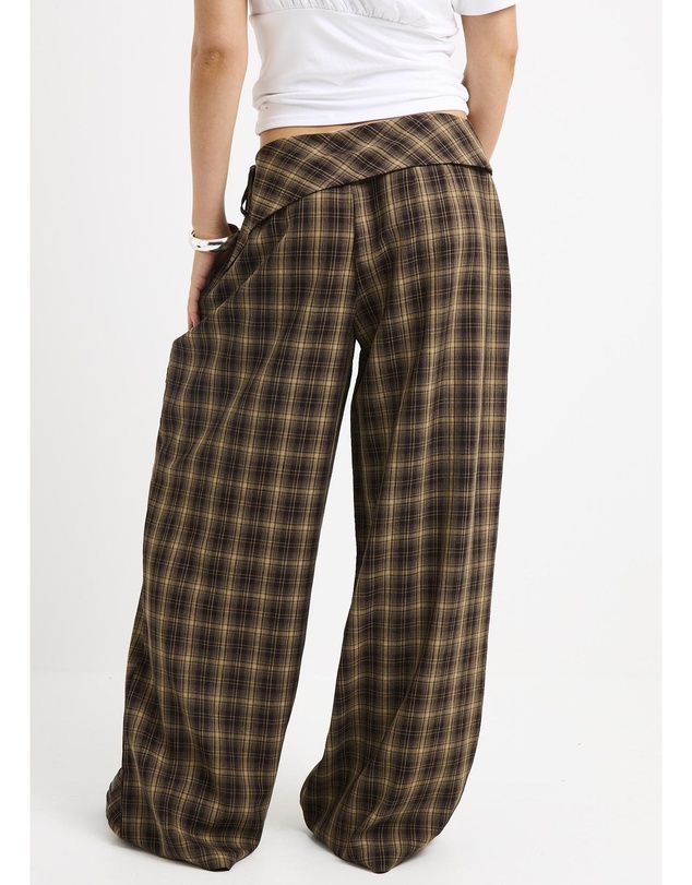 Insight - Martha Fold Over Check Pants