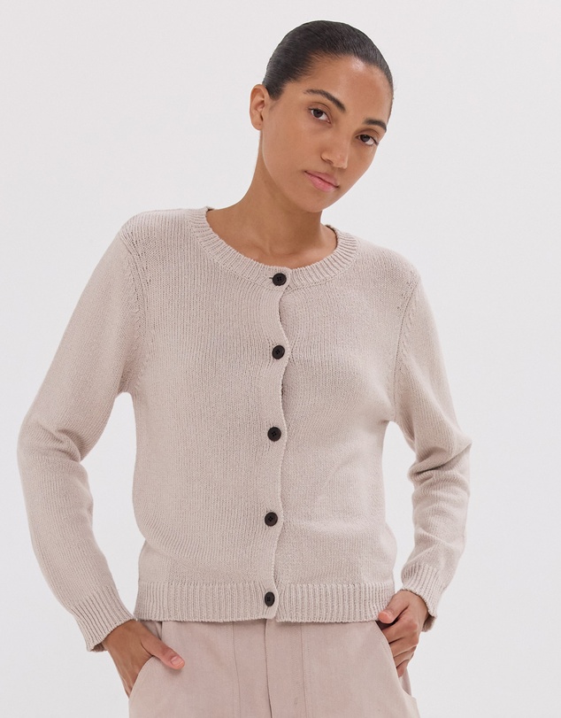 Cloth & Co. - The Vintage Cardigan | River Pebble