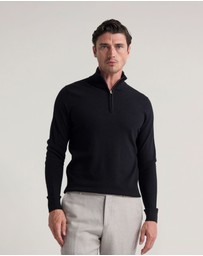 Oxford - Merino Zip-Neck Wool Pullover