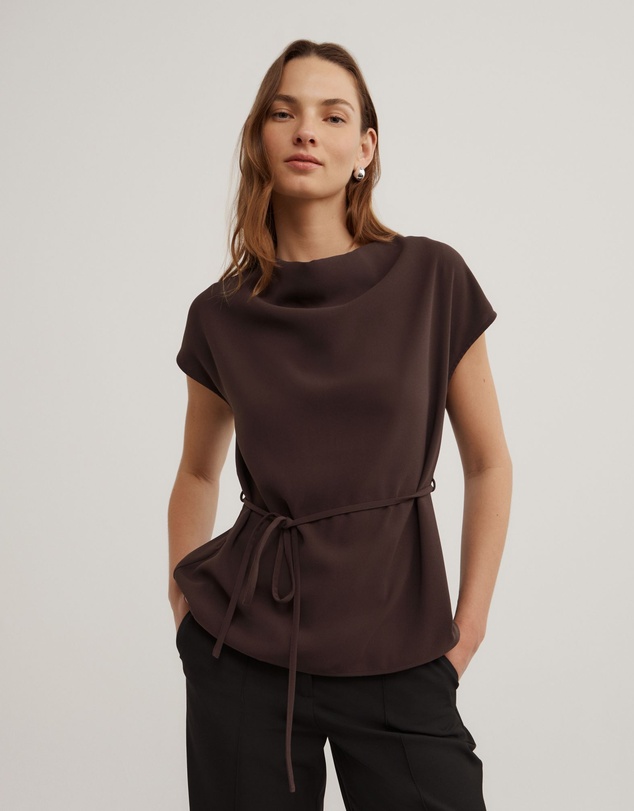 Witchery - Cowl Tie Belt Top