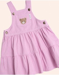 Huxbaby - Candy Stripe Pinafore Dress - Babies-Kids