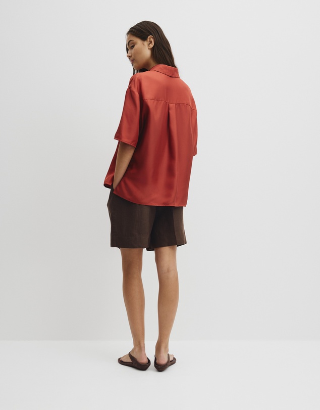 Country Road - Short Sleeve Silk Shirt