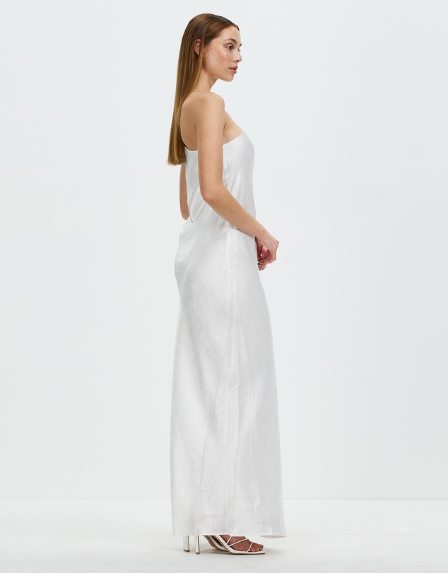 Third Form - Running Water Bias One Shoulder Maxi