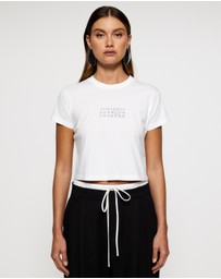 MM6 Maison Margiela - Cropped T-Shirt