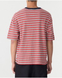 Bassike - Stripe Boxy T-Shirt