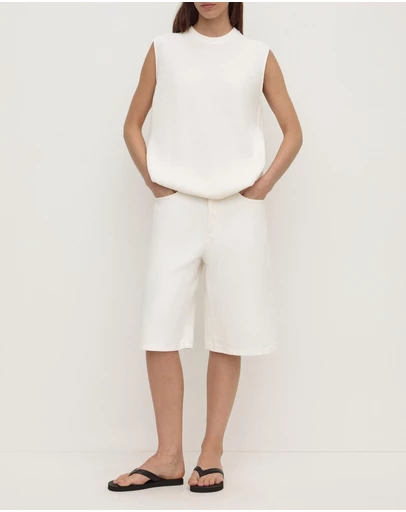 Assembly Label - Hannah Cotton Boucle Tank