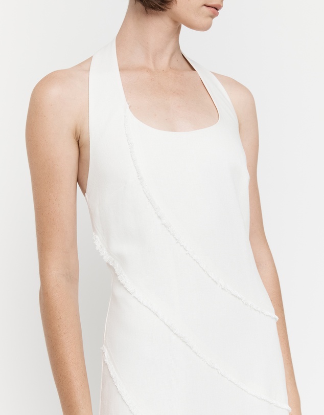 FRIEND of AUDREY - The Raw Edge Halter Dress