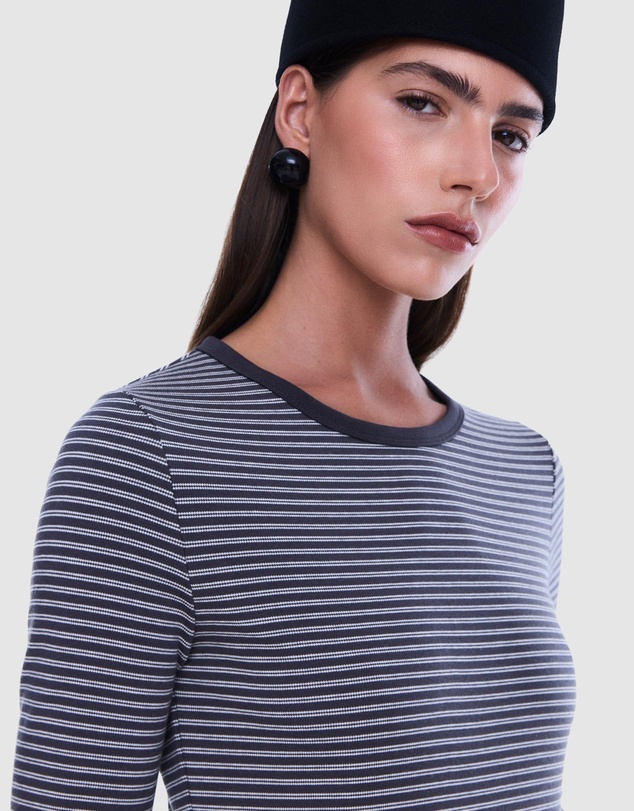 ENA PELLY - Piper Long Sleeve Stripe Top