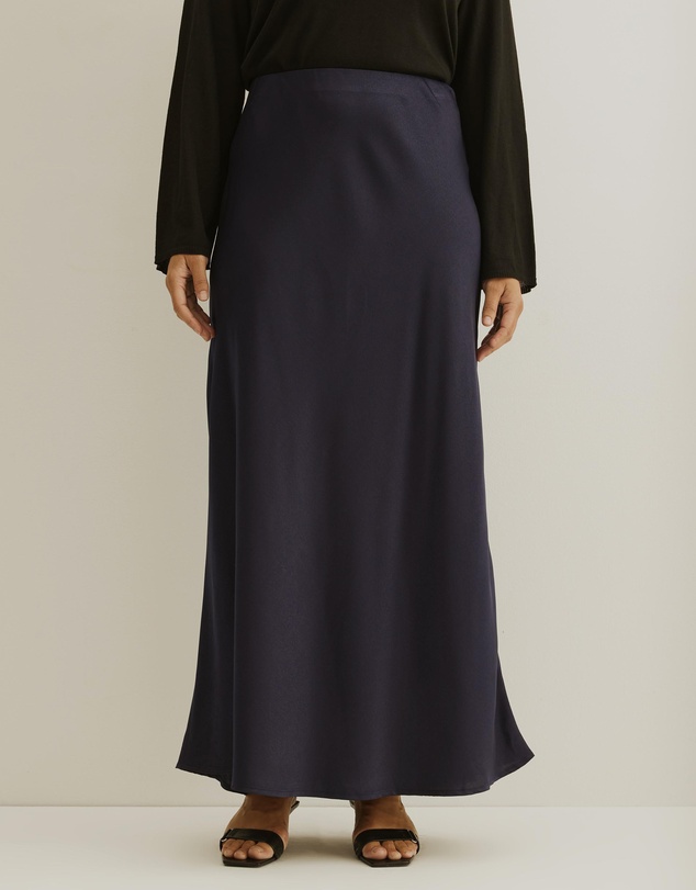 Atmos&Here Curvy - Nya Slip Maxi Skirt