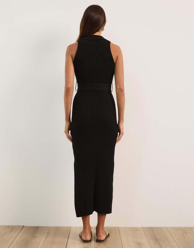 Atmos&Here - Joni Sleeveless Rib Knit Midi Dress