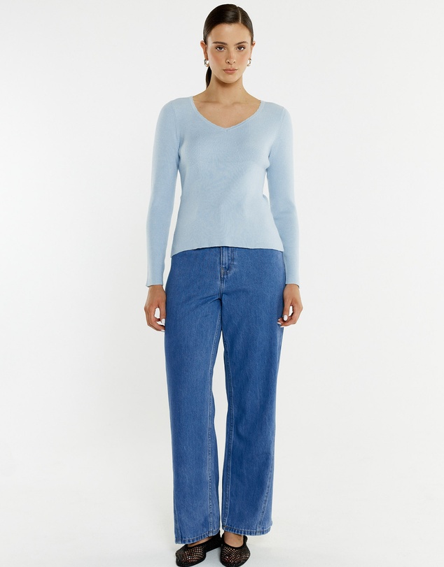 Sass - Hope Trim Knit Top