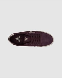 Fallen Footwear - Fallen Footwear Bomber Suede/Cotton Men Shoes Wine/Bone