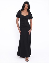 Petal & Pup - Denver Midi Dress - Black