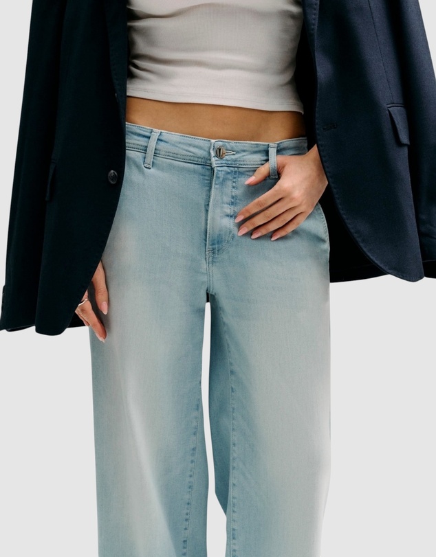 GUESS - High-Rise Eco Zoya Wide Leg Crop Jeans