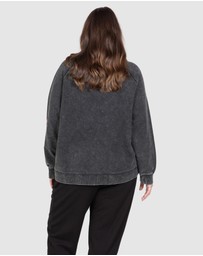 Love Your Wardrobe - LYW & Co Multi Print Sweat Top