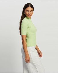 White By FTL - Gena Rib Top