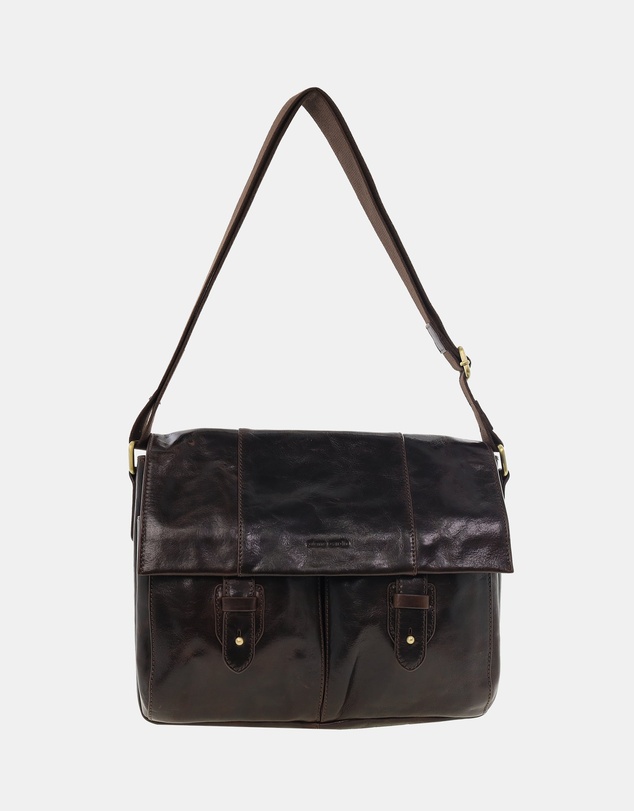 Pierre Cardin - Pierre Cardin Men's Rustic Messenger/Computer Bag