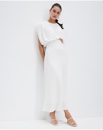 Third Form - Overflow Drape Midi Dress