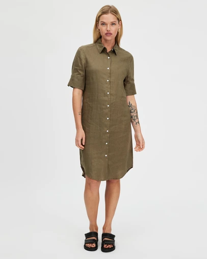 White By FTL - Hettie Shirt Dress