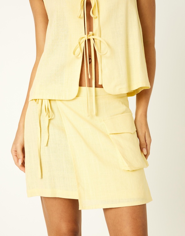 Dazie - Genn Mini Wrap Cargo Skirt